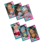 Mini Collectable Baby Doll in Animal Outfit, 7cm